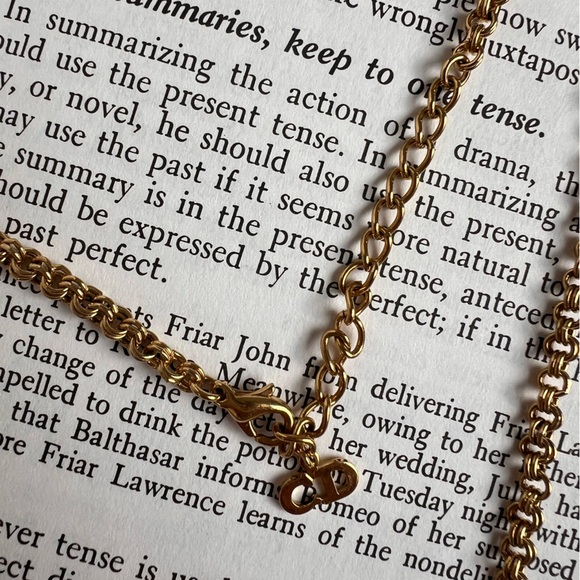 Dior 18K gold plated necklace - Picture 5 of 9